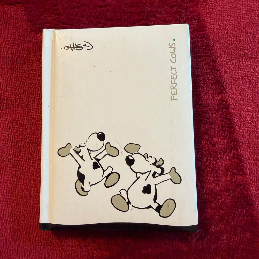 Paperclip Perfect Cows Address Book Leendert Jan Vis Hardcover Pocket ABC Tabs